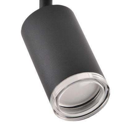 Faretto da bagno dimmerabile LED RGBW TURYN 4xGU10/4,8W/230V 3000K IP44 nero + telecomando
