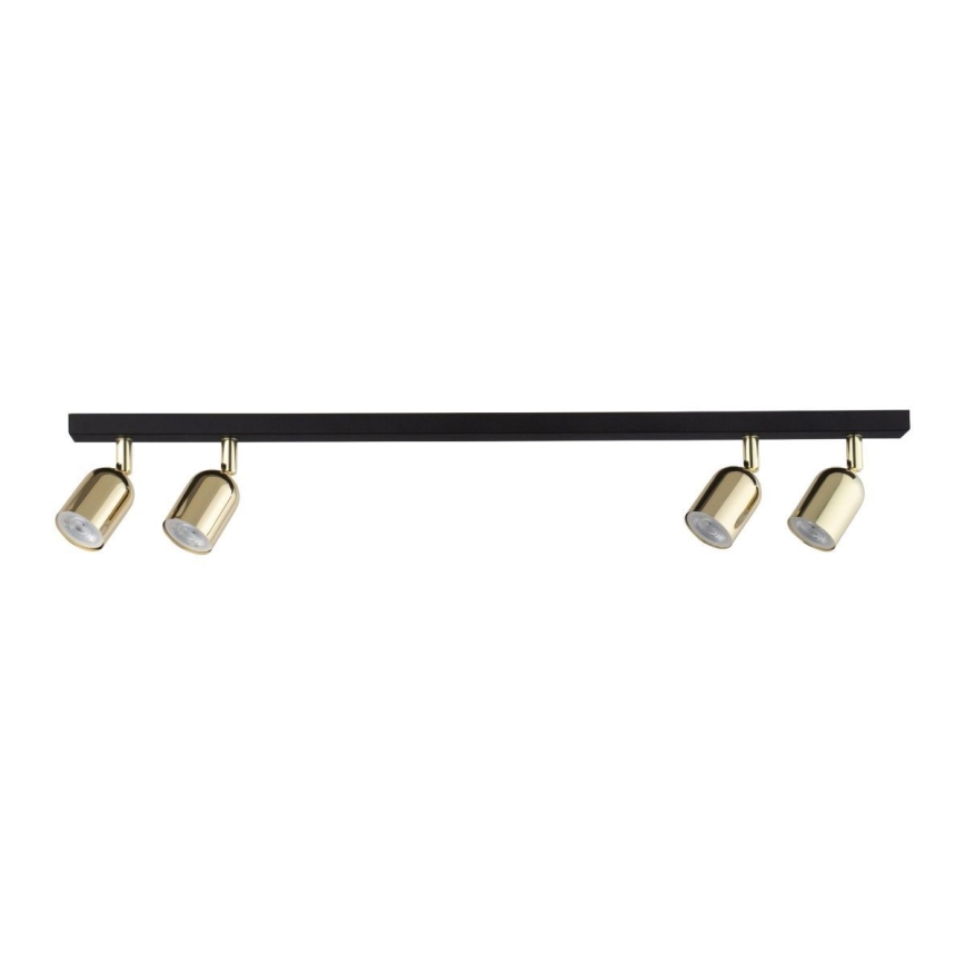 Faretto LED RGBW dimmerabile TOP 4xGU10/6,5W/230V 2700-6500K nero/oro