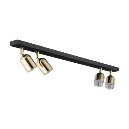 Faretto LED RGBW dimmerabile TOP 4xGU10/6,5W/230V 2700-6500K nero/oro