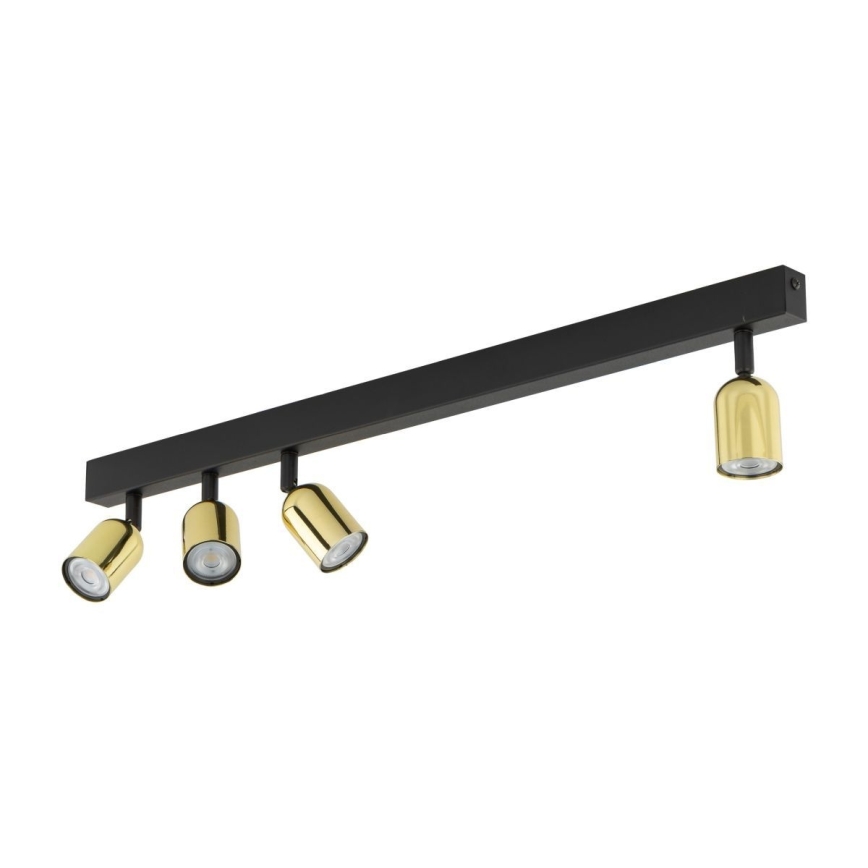 Faretto LED RGBW dimmerabile TOP 4xGU10/6,5W/230V 2700-6500K nero/oro