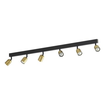 Faretto LED RGBW dimmerabile TOP 6xGU10/6,5W/230V 2700-6500K oro/nero