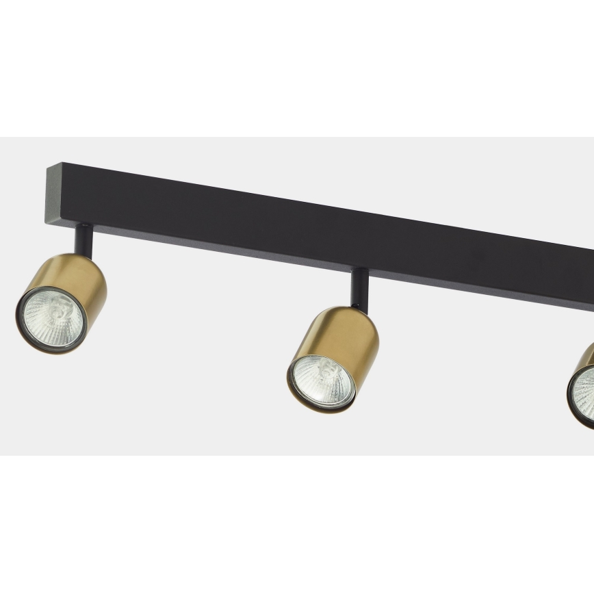 Faretto LED RGBW dimmerabile TOP 6xGU10/6,5W/230V 2700-6500K oro/nero