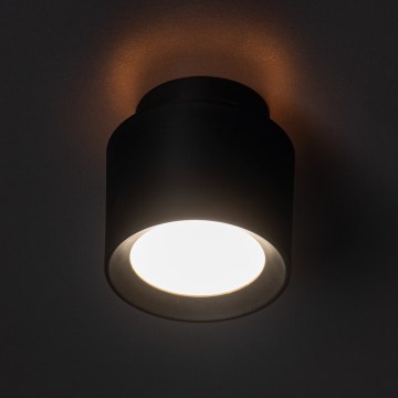 Faretto LED SONOR LED/6W/230V 3000/4000/5700K + LED/1,5W 2200K, Ø 9 cm, nero