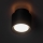 Faretto LED SONOR LED/6W/230V 3000/4000/5700K + LED/1,5W 2200K, Ø 9 cm, nero