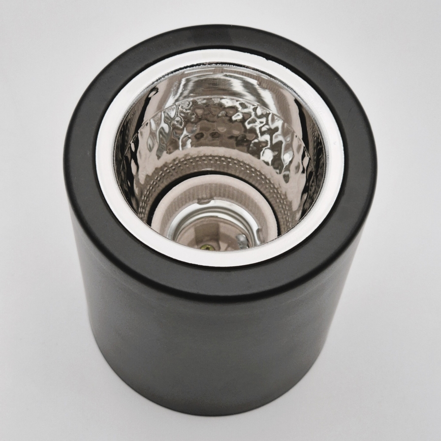 Lampada da incasso LED TACO 1xE27/15W/230V nero