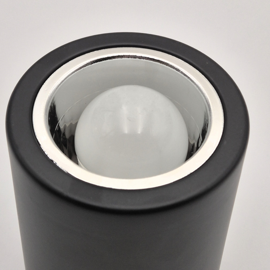 Lampada da incasso LED TACO 1xE27/15W/230V nero