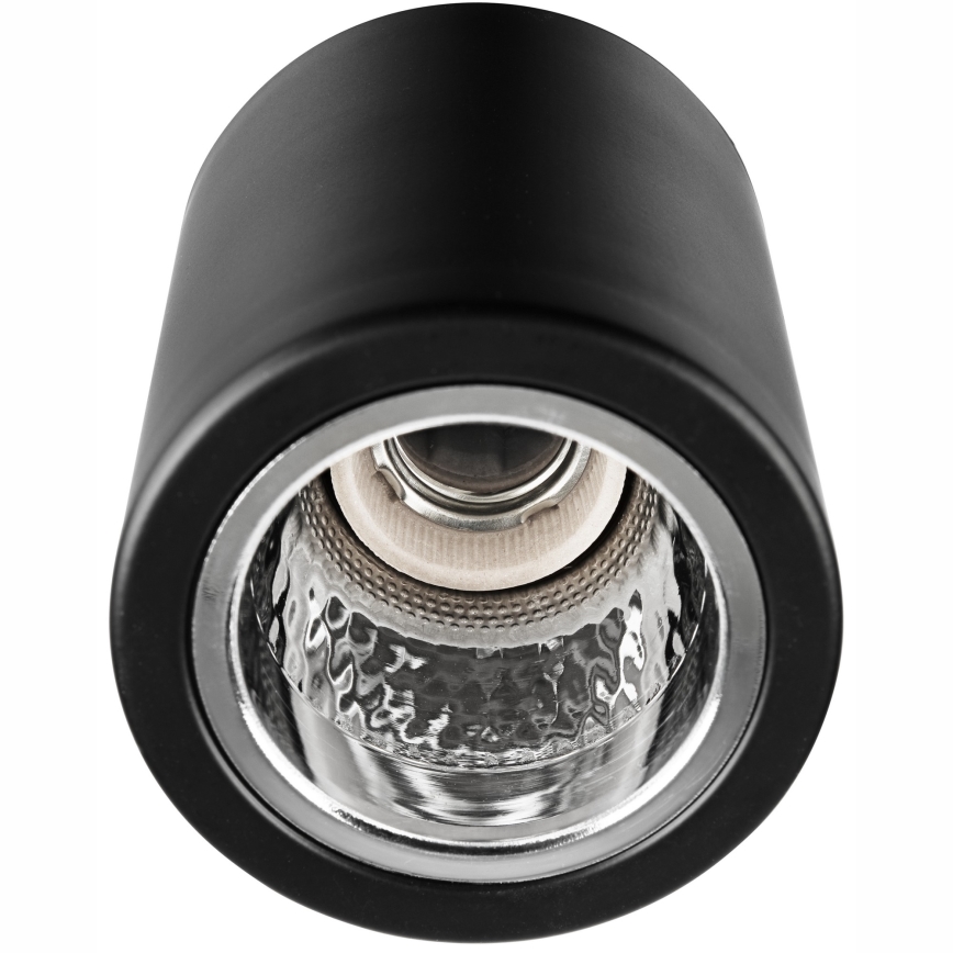 Lampada da incasso LED TACO 1xE27/15W/230V nero