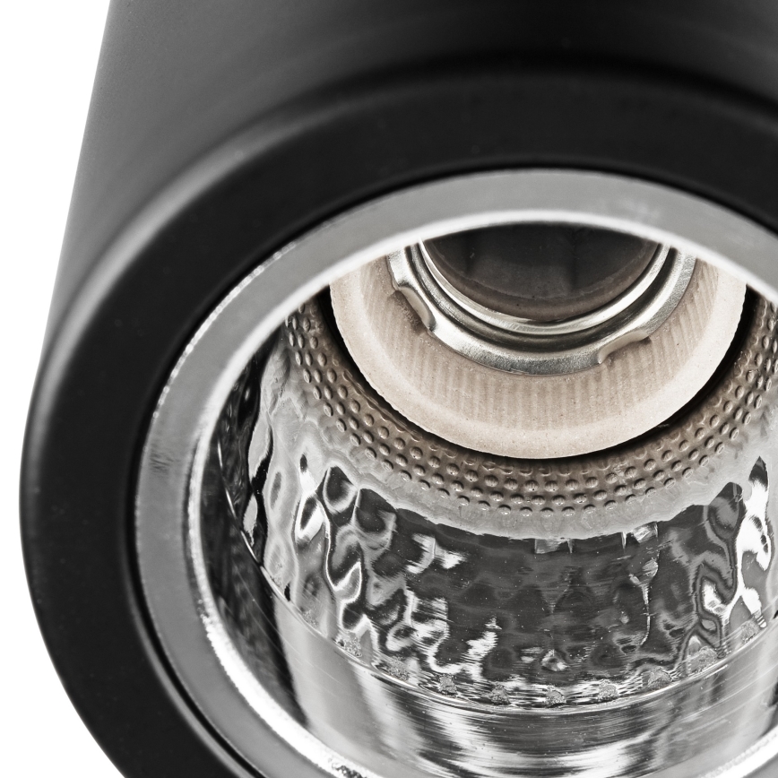 Lampada da incasso LED TACO 1xE27/15W/230V nero