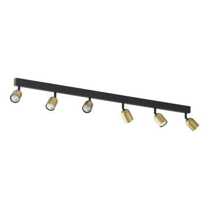 Faretto LED TOP 6xGU10/10W/230V oro/nero