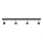 Faretto LED TUBSSON 4xGU10/4,8W/230V nero/oro