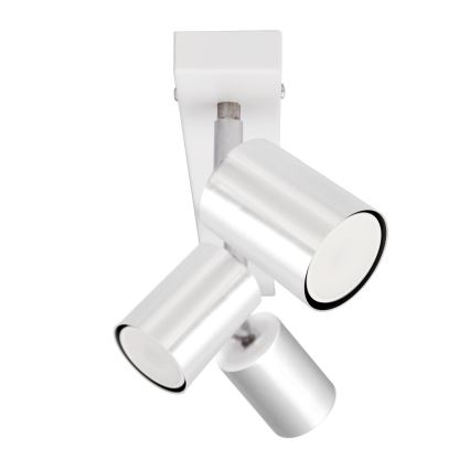 Faretto LED TUNE 3xGU10/4,8W/230V cromo opaco/bianco