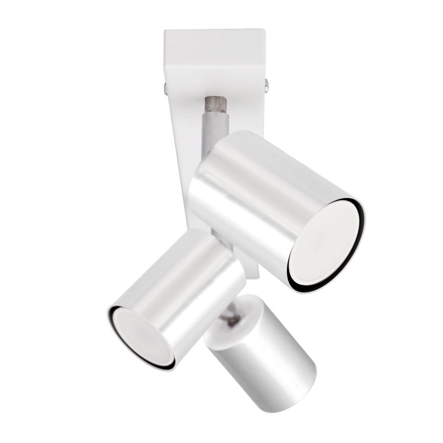 Faretto LED TUNE 3xGU10/4,8W/230V cromo opaco/bianco