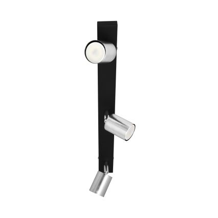 Faretto LED TUNE 3xGU10/4,8W/230V cromo opaco/nero