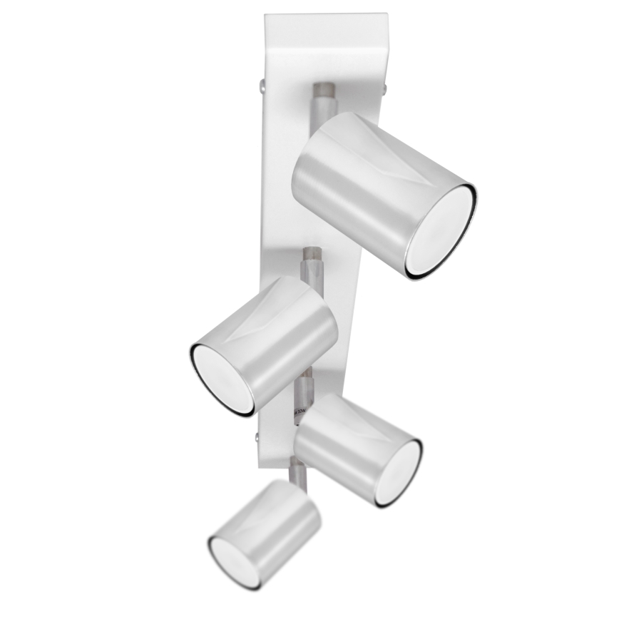 Faretto LED TUNE 4xGU10/4,8W/230V cromo opaco/bianco