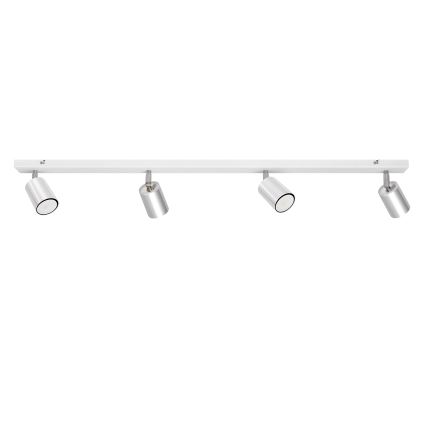 Faretto LED TUNE 4xGU10/4,8W/230V cromo opaco/bianco