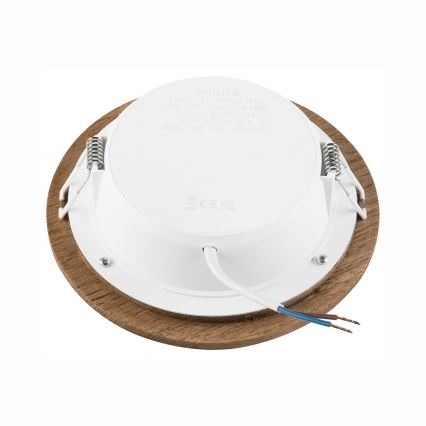 Lampada da incasso LED WOODY SPOT LED/12,5W/230V 4000K noce ? 16 cm