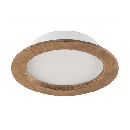 Lampada da incasso LED WOODY SPOT LED/16,5W/230V 4000K noce Ø 18,5 cm