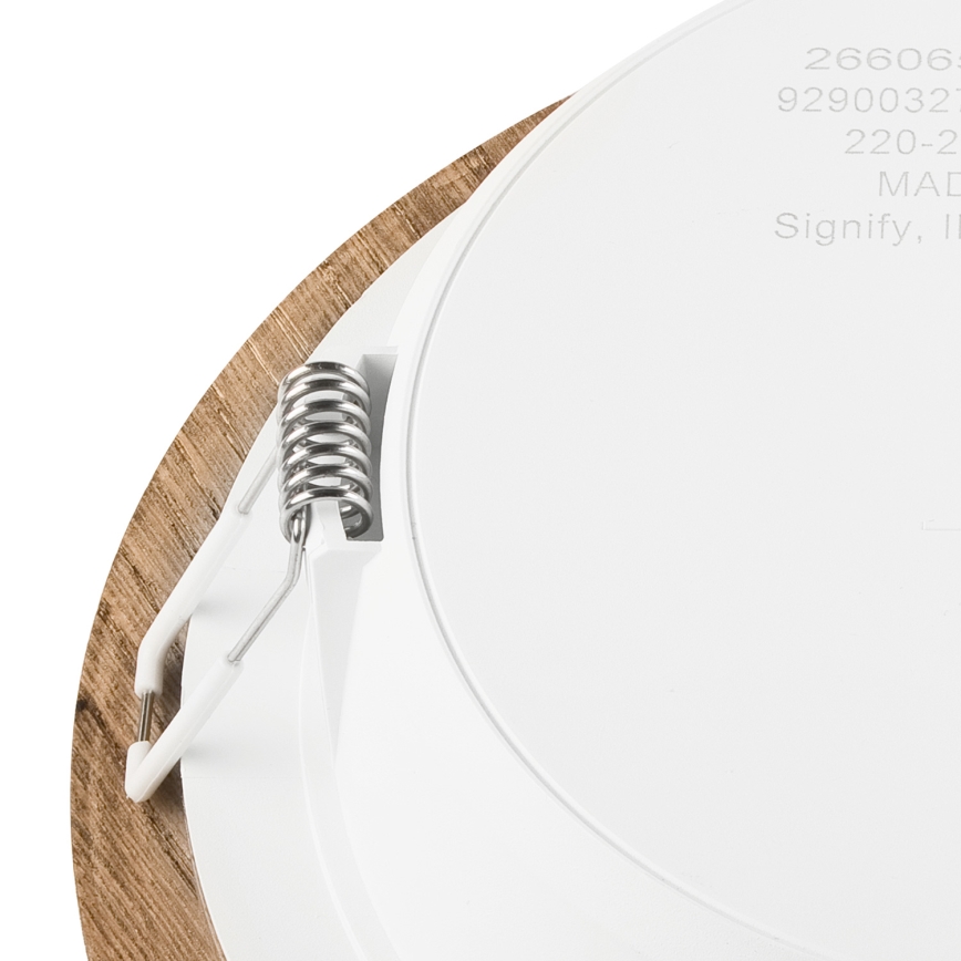 Lampada da incasso LED WOODY SPOT LED/16,5W/230V 4000K noce Ø 18,5 cm