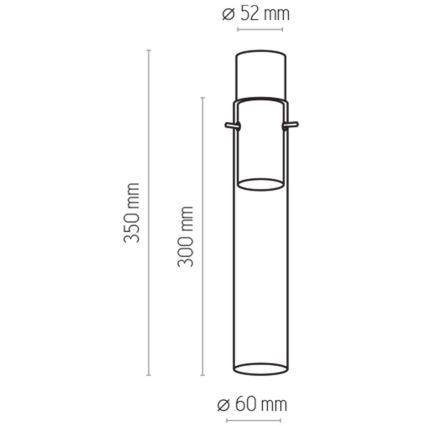 Faretto LOOK GRAPHITE 1xGU10/10W/230V