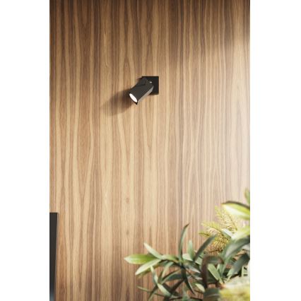 Sollux SL.0102 - Plafoniera MERIDA 4 4xGU10/40W/230V nero