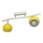 Faretto MORRIS 2xE27/15W/230V giallo