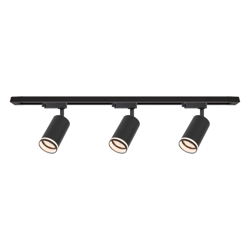 Faretto nel sistema a binario PIPE 3xGU10/10W/230V nero