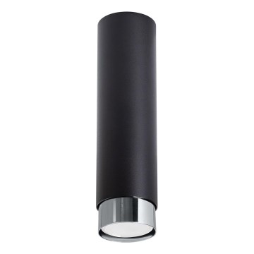 Faretto NERO 1xGU10/10W/230V 22,5 cm nero/cromo lucido
