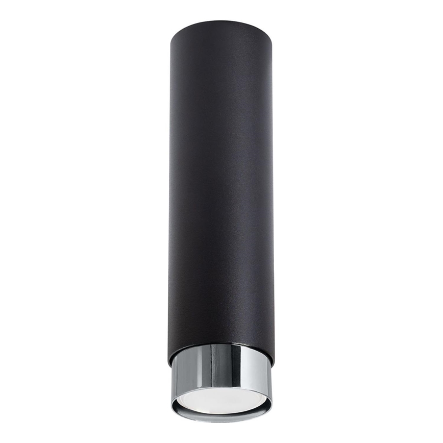 Faretto NERO 1xGU10/10W/230V 22,5 cm nero/cromo lucido
