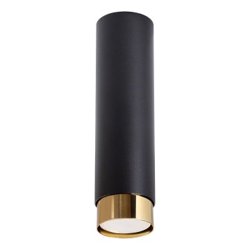 Faretto NERO 1xGU10/10W/230V 22,5 cm nero/oro