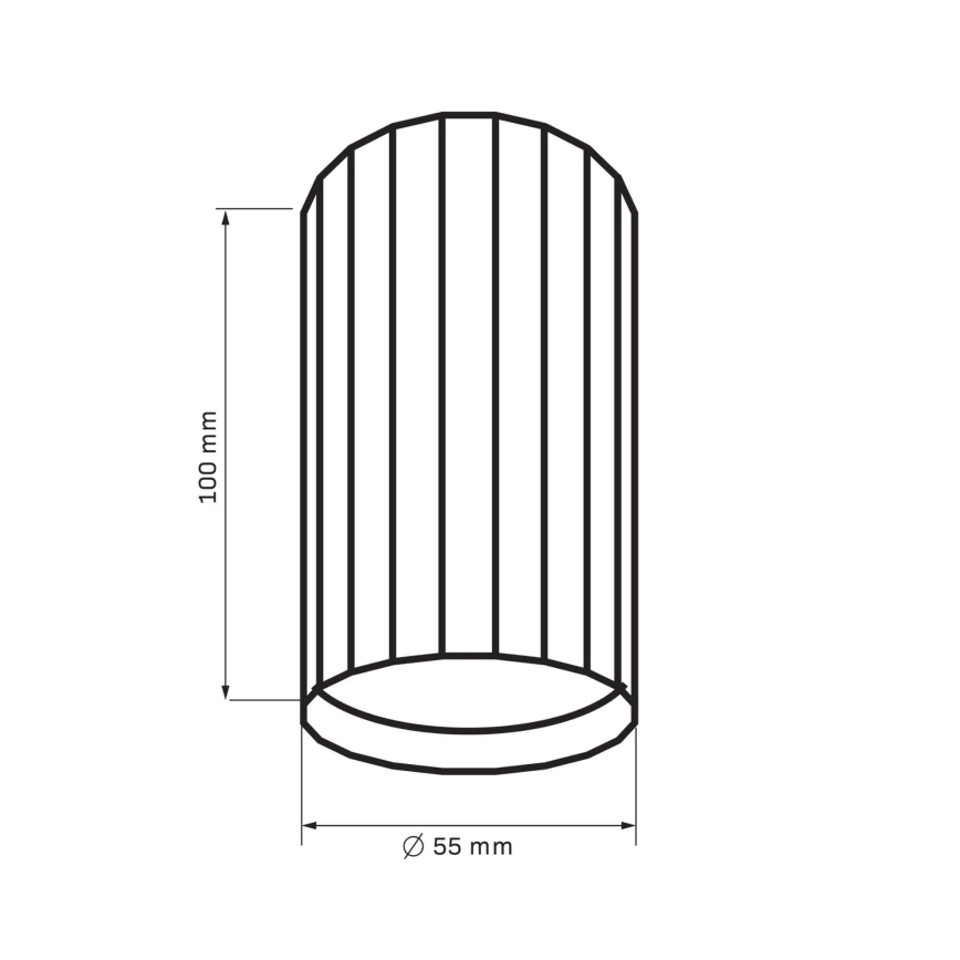 Faretto NICEA 1xGU10/10W/230V bianco