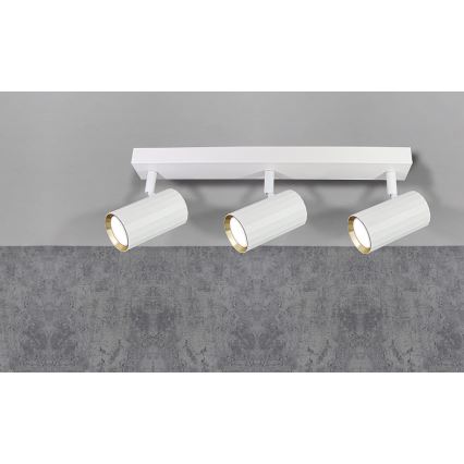 Faretto NICEA 3xGU10/10W/230V bianco