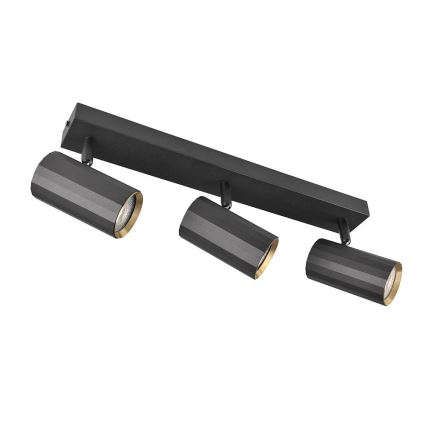 Faretto NICEA 3xGU10/10W/230V nero