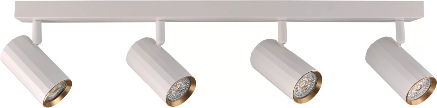 Faretto NICEA 4xGU10/10W/230V bianco