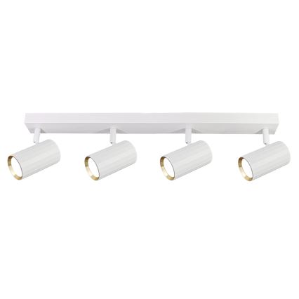 Faretto NICEA 4xGU10/10W/230V bianco