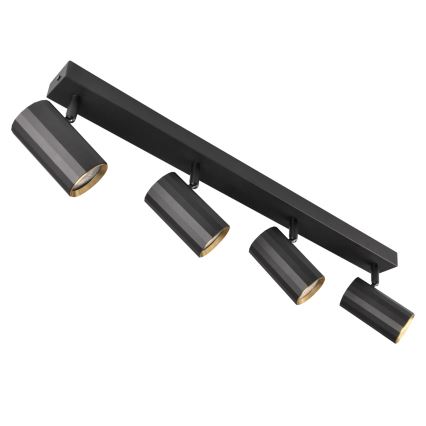 Faretto NICEA 4xGU10/10W/230V nero
