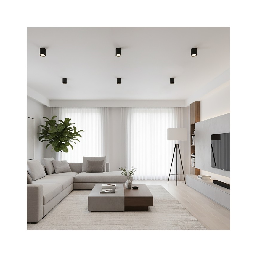 Faretto OH12 1xGX53/35W/230V 9,6 cm nero