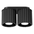 Faretto orientabile AURA 2xGU10/10W/230V nero