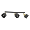 Faretto orientabile PARKLA 3xE27/15W/230V nero