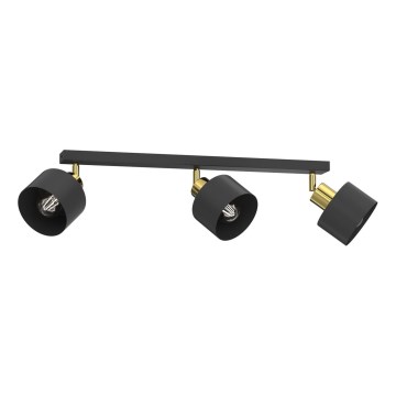 Faretto orientabile PARKLA 3xE27/15W/230V nero