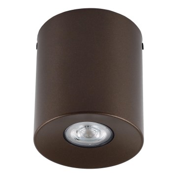Faretto ORION 1xGU10/10W/230V 12,5 cm marrone