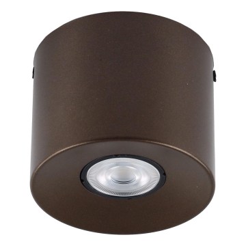 Faretto ORION 1xGU10/10W/230V 9 cm marrone