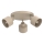 Faretto PARKLA 3xE27/15W/230V beige