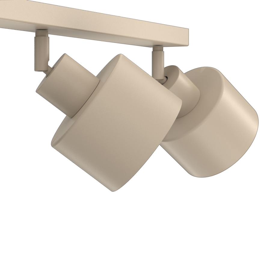 Faretto PARKLA 3xE27/15W/230V beige