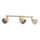 Faretto PARKLA 3xE27/15W/230V beige/oro