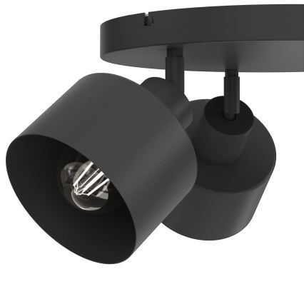 Faretto PARKLA 3xE27/15W/230V nero