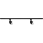 Faretto per sistema a binario ALTEAR, 2x GU10/10W/230V, binario 1 m, nero