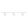 Faretto per sistema a binario ALTEAR 3xGU10/10W/230V 1m bianco