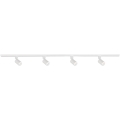 Faretto per sistema a binario ALTEAR 4xGU10/10W/230V 1,5m bianco
