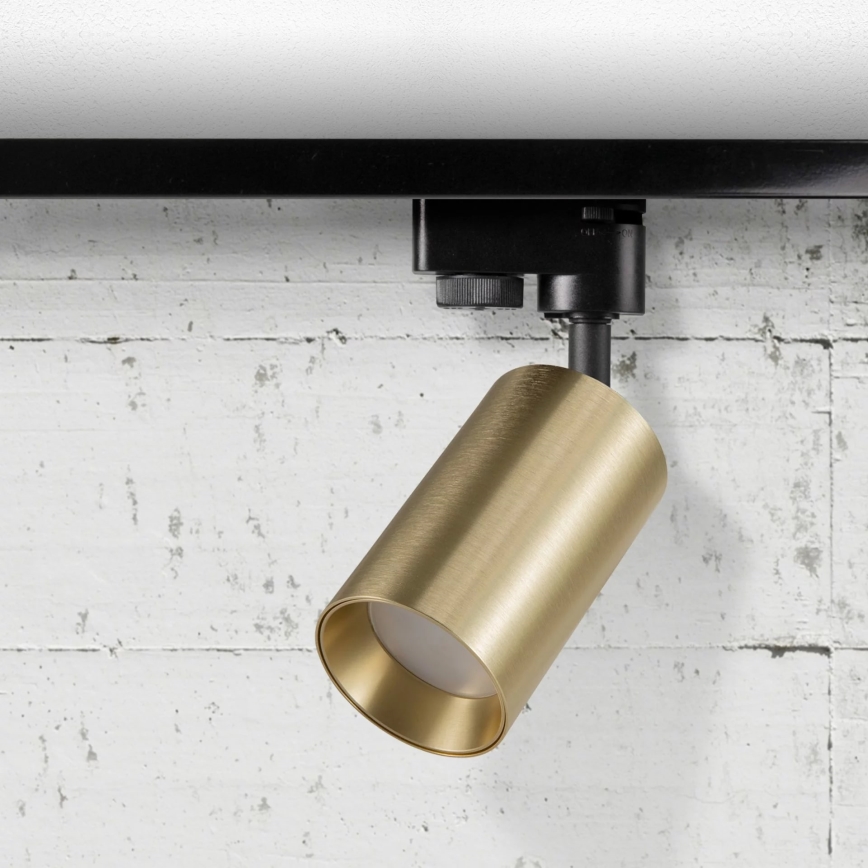 Faretto per sistema a binario MARIBEL 1xGU10/10W/230V oro