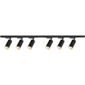 Faretto per sistema a binario MICA 6xGU10/10W/230V nero/oro